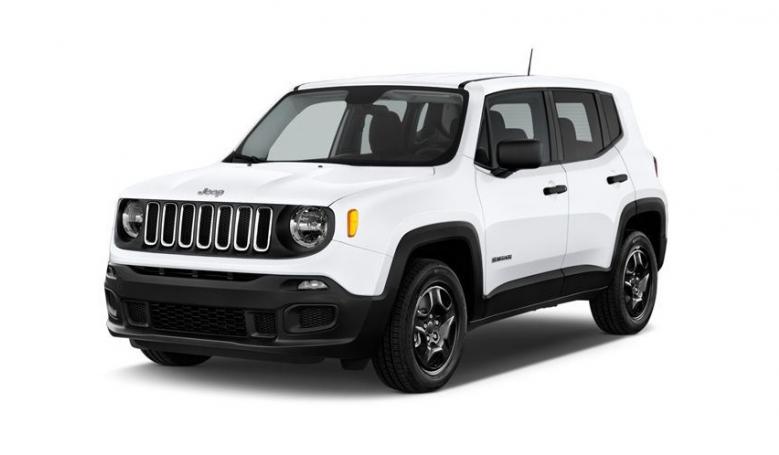 jeep renegade 2021 front white